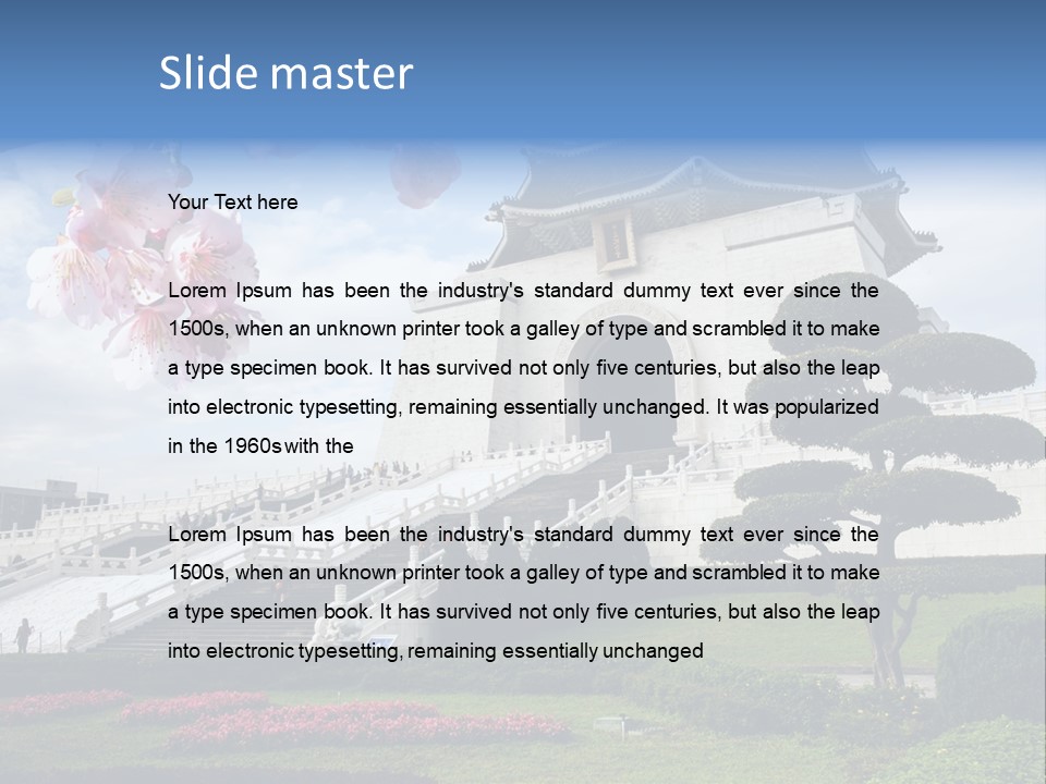 Kai Sky Sightseeing PowerPoint Template