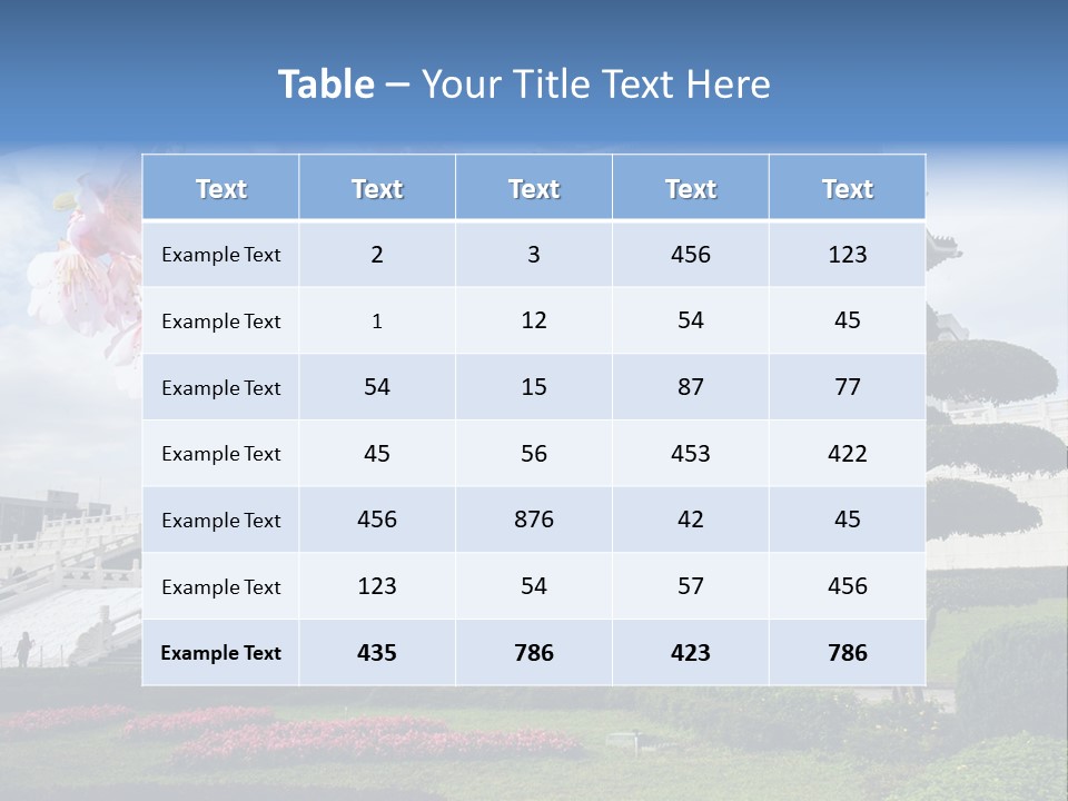 Kai Sky Sightseeing PowerPoint Template