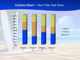 Scenery Beach Sunlight PowerPoint Template