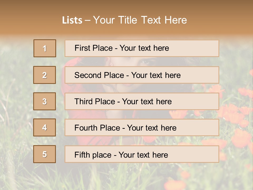 Day Natural Sunny PowerPoint Template