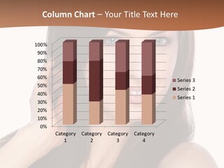 Woman Hair Blond PowerPoint Template