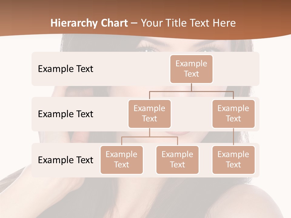 Woman Hair Blond PowerPoint Template