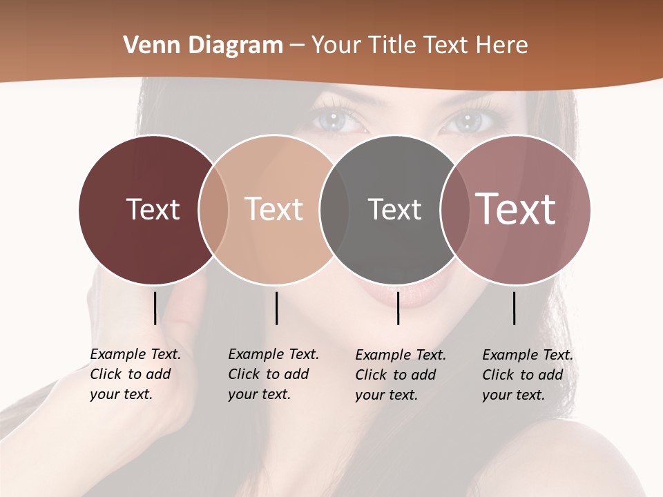 Woman Hair Blond PowerPoint Template