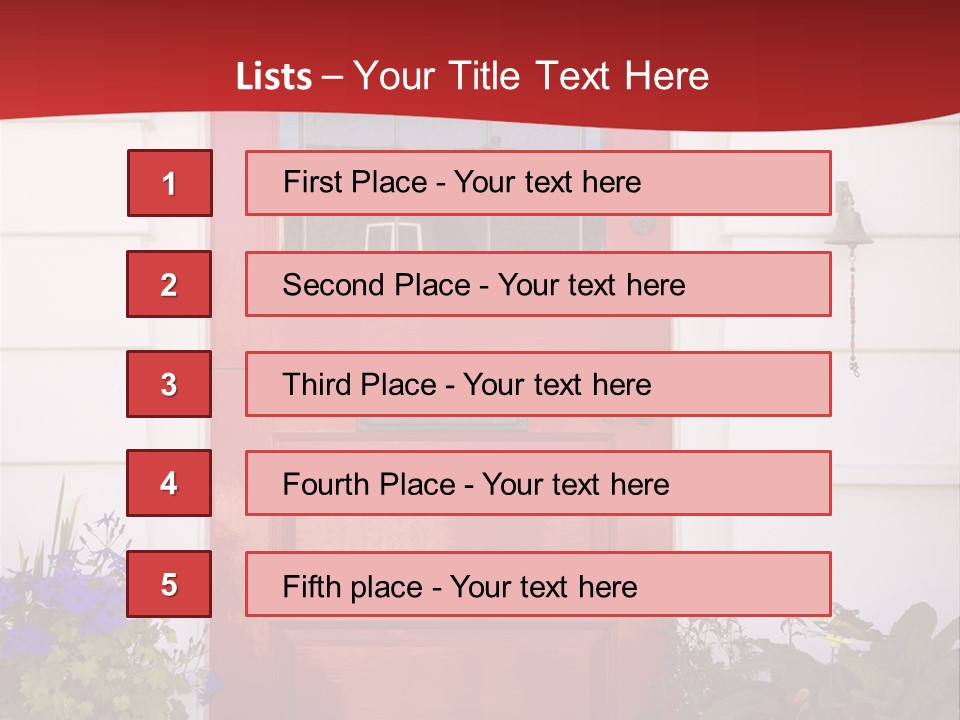 Residential Structure Decor Design PowerPoint Template