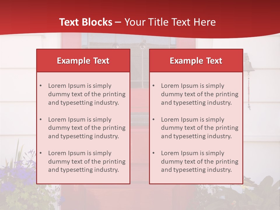 Residential Structure Decor Design PowerPoint Template