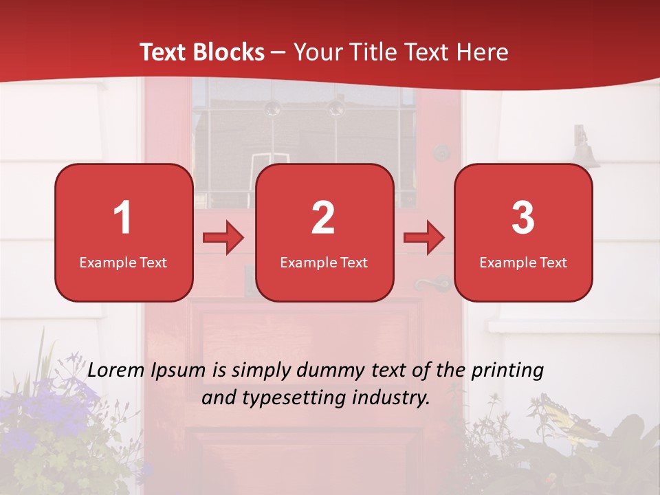Residential Structure Decor Design PowerPoint Template