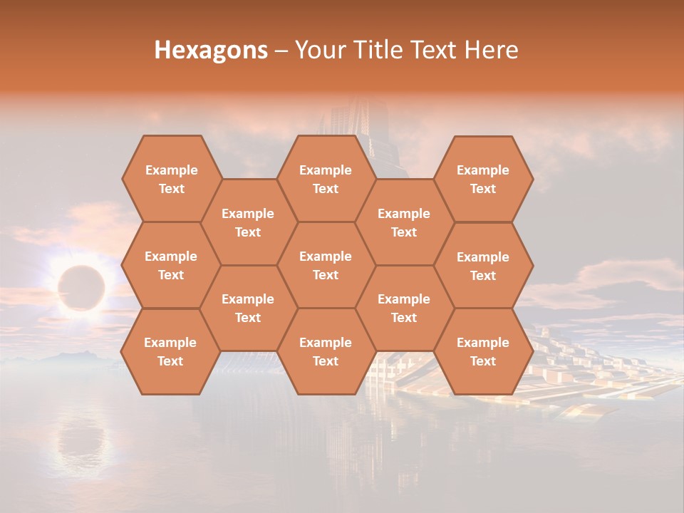 Illustration World Rise PowerPoint Template