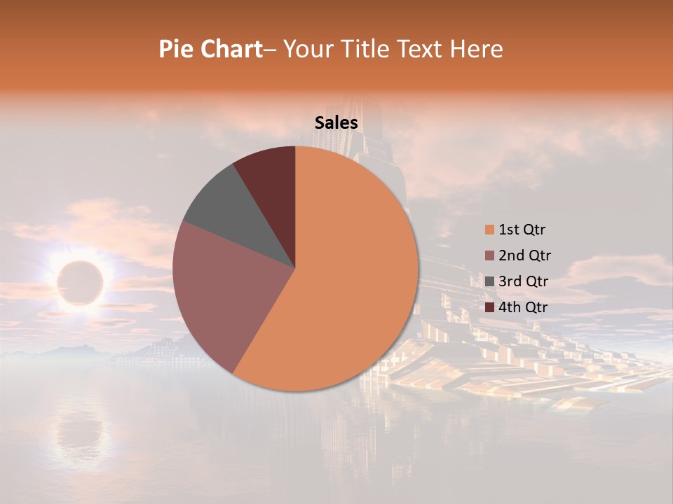 Illustration World Rise PowerPoint Template