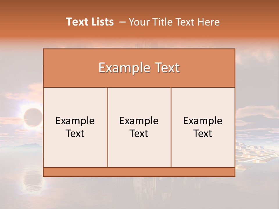 Illustration World Rise PowerPoint Template