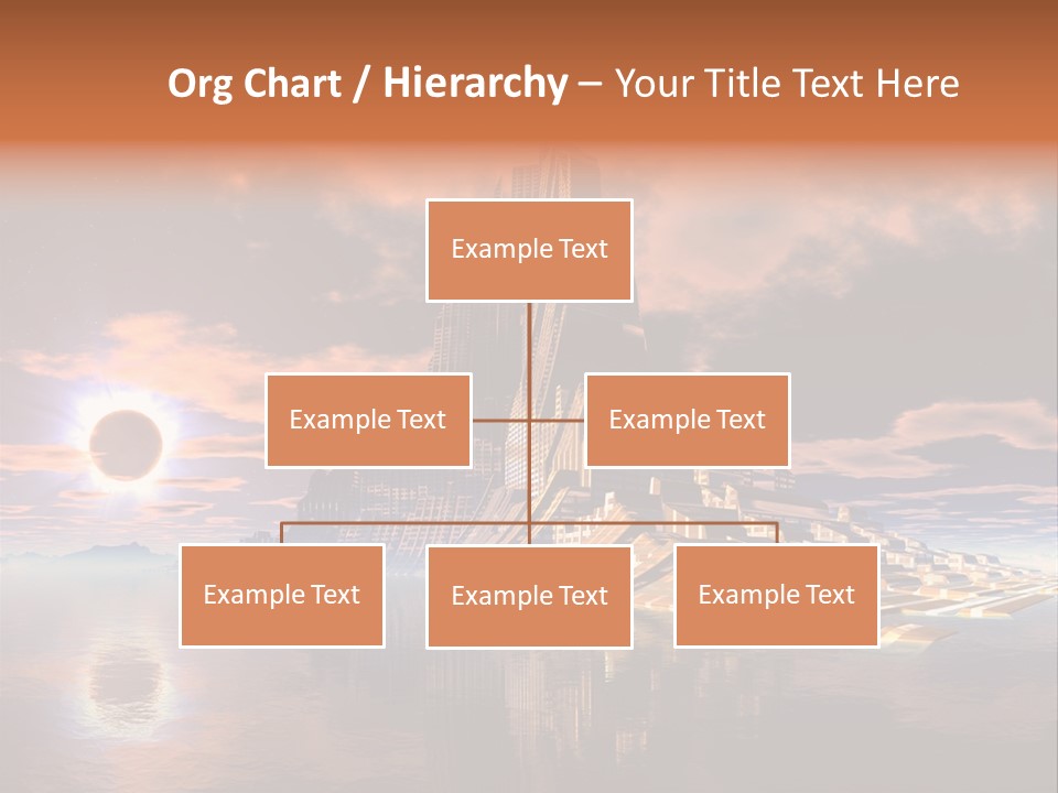 Illustration World Rise PowerPoint Template