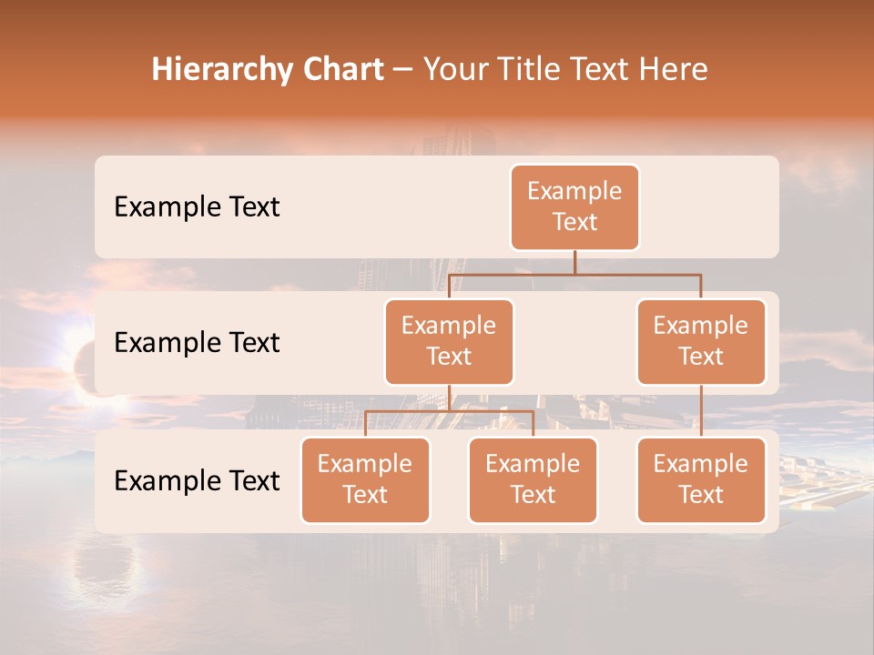 Illustration World Rise PowerPoint Template