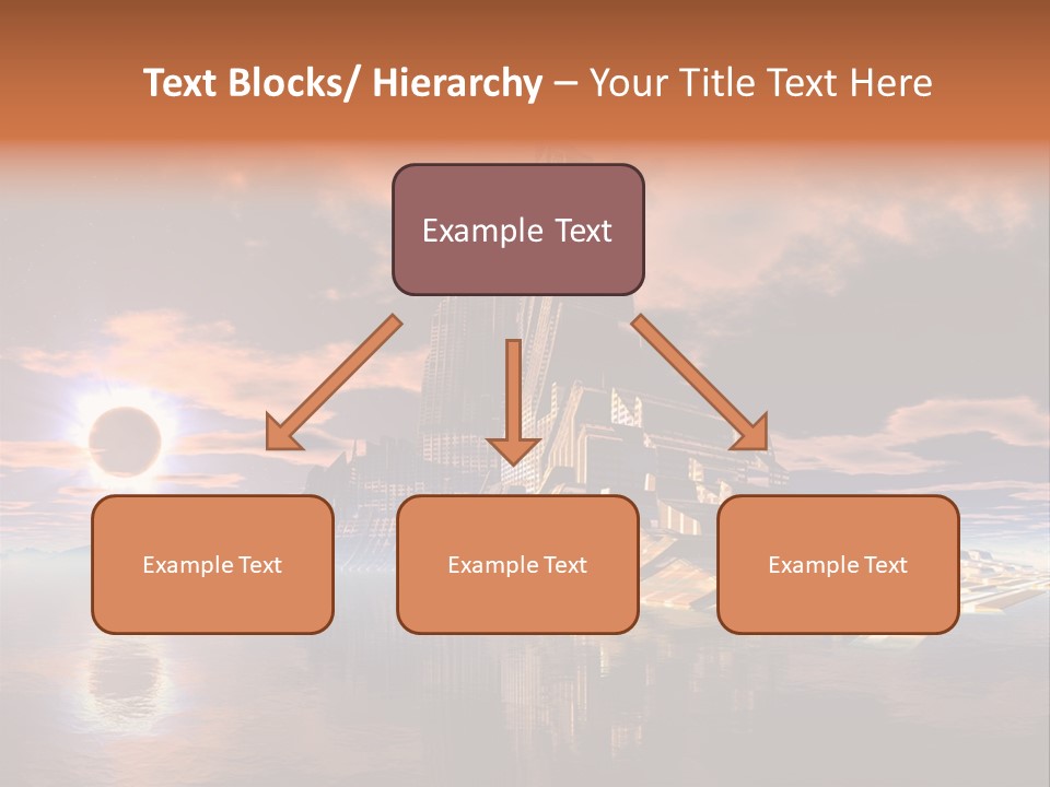 Illustration World Rise PowerPoint Template