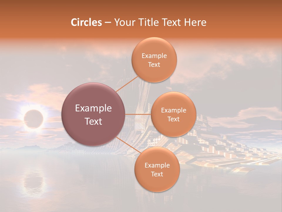 Illustration World Rise PowerPoint Template