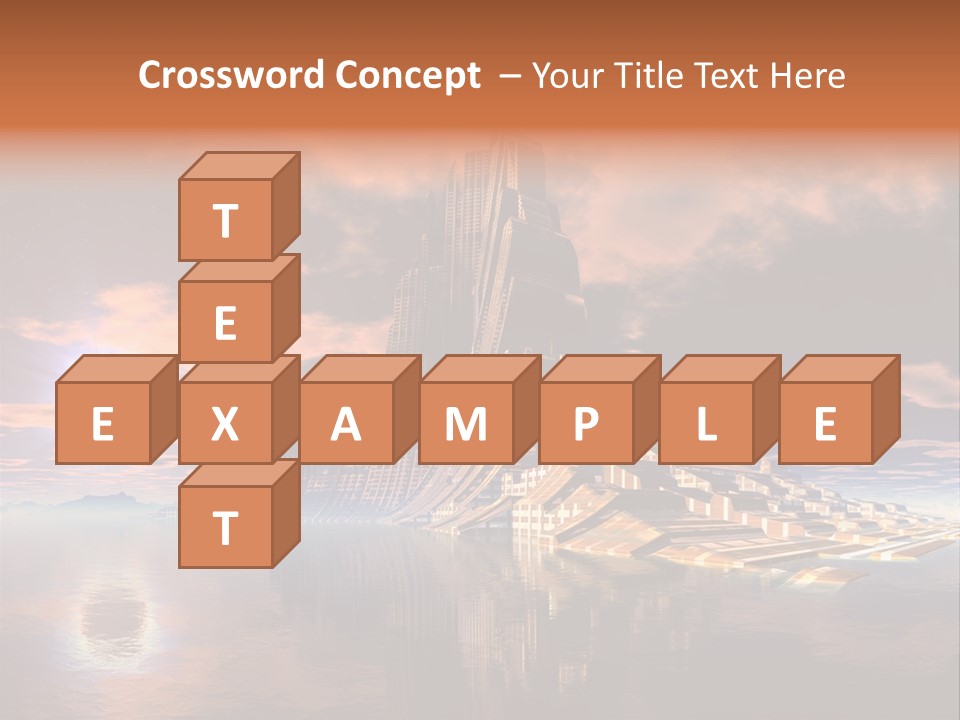 Illustration World Rise PowerPoint Template