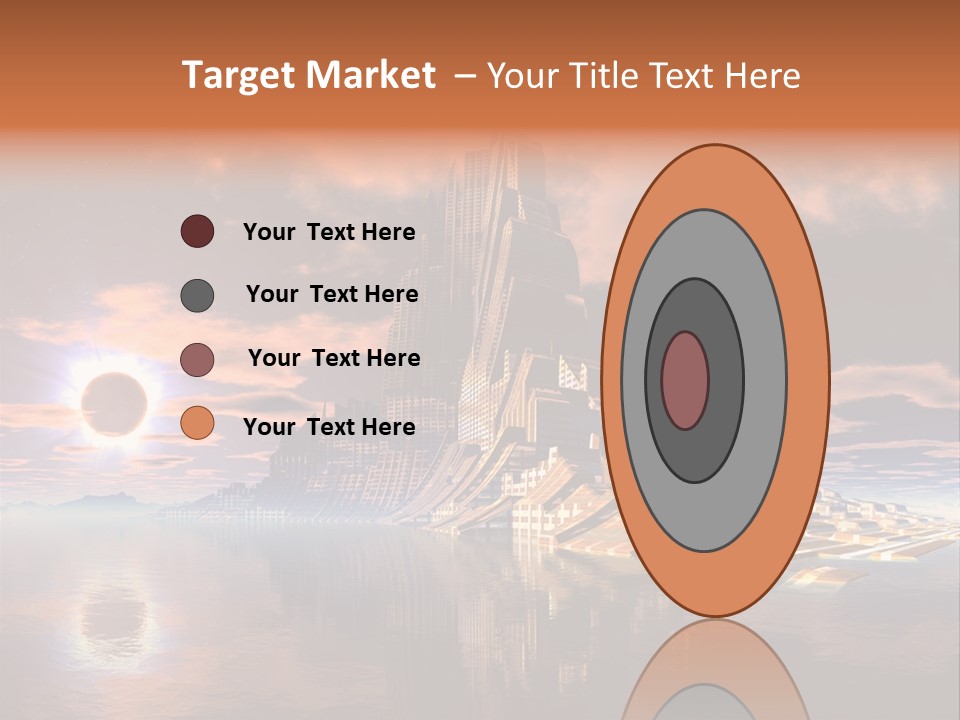 Illustration World Rise PowerPoint Template