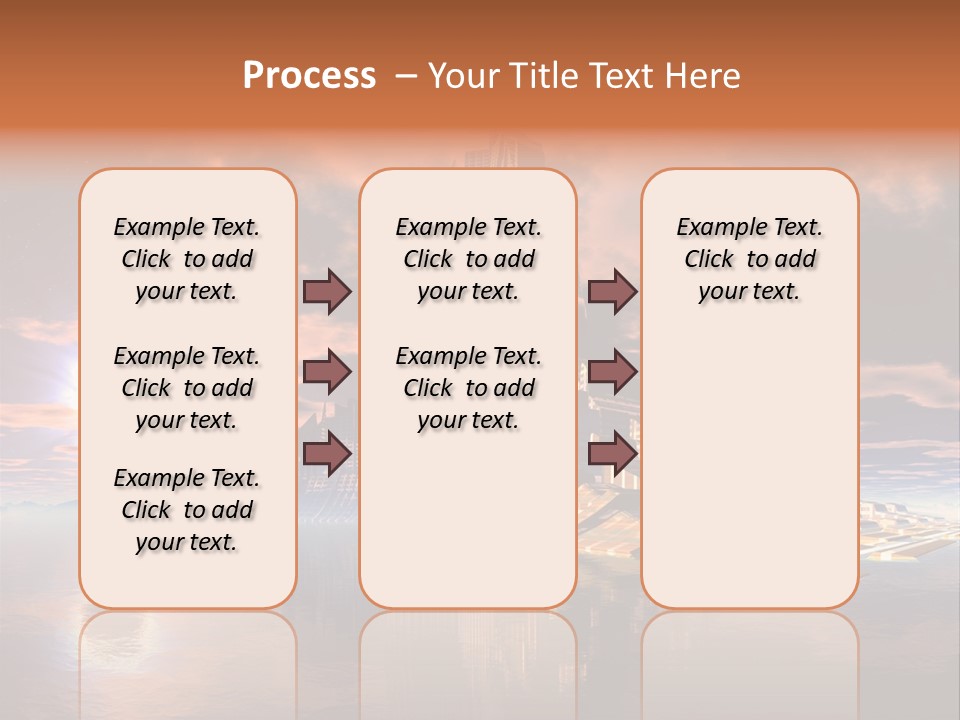 Illustration World Rise PowerPoint Template