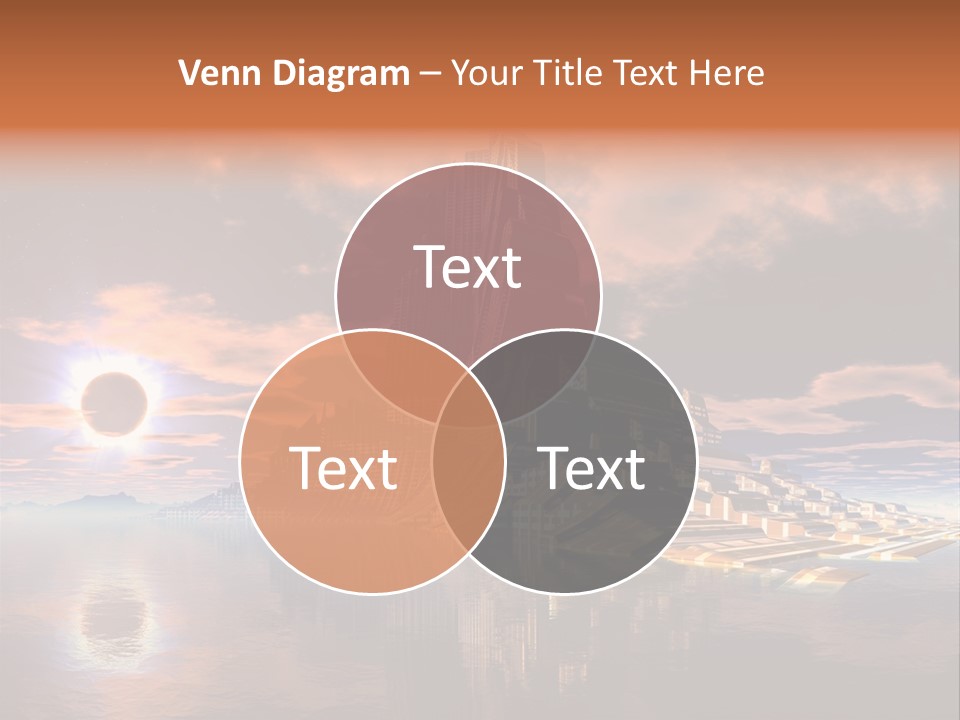 Illustration World Rise PowerPoint Template