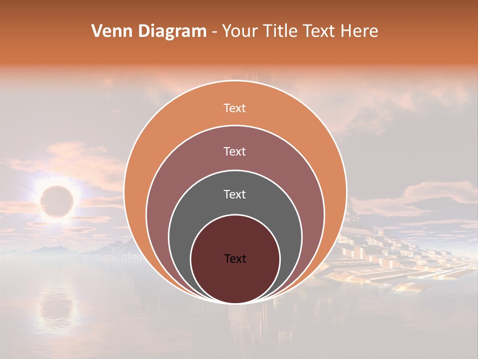 Illustration World Rise PowerPoint Template