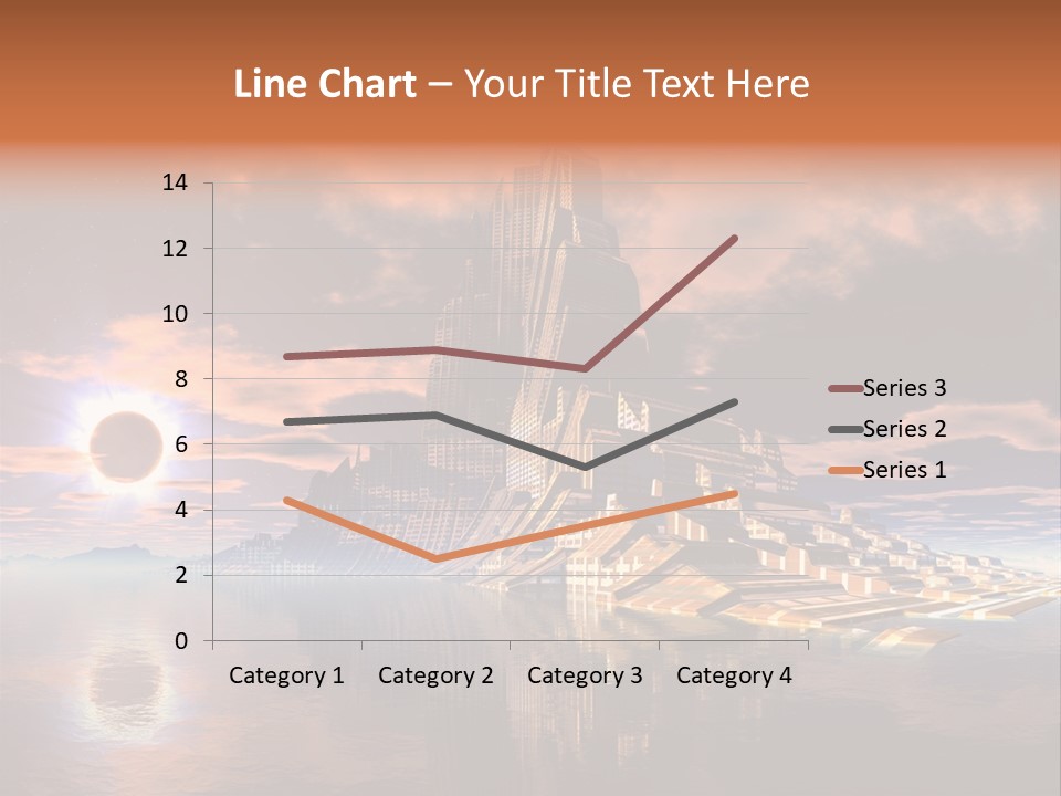 Illustration World Rise PowerPoint Template