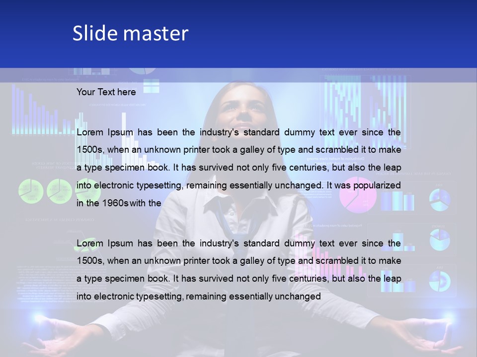 Multiple Finance Sign PowerPoint Template