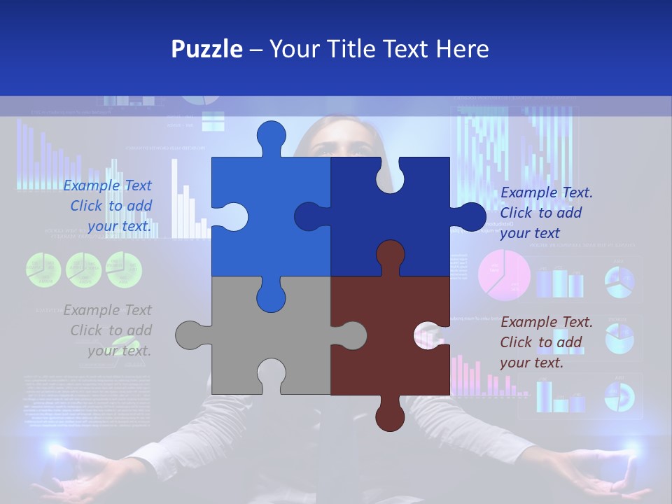 Multiple Finance Sign PowerPoint Template