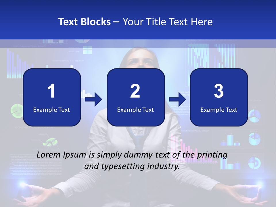 Multiple Finance Sign PowerPoint Template