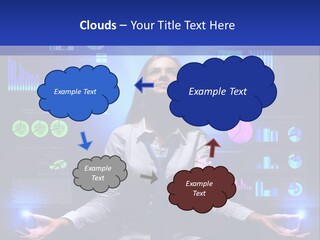 Multiple Finance Sign PowerPoint Template