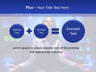 Multiple Finance Sign PowerPoint Template