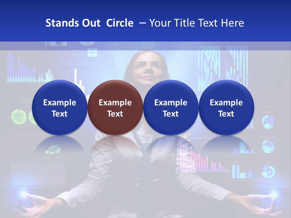 Multiple Finance Sign PowerPoint Template