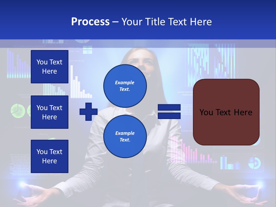Multiple Finance Sign PowerPoint Template