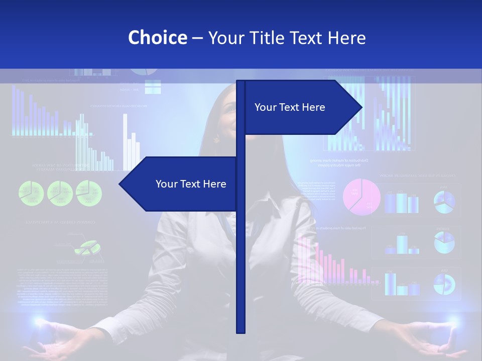 Multiple Finance Sign PowerPoint Template