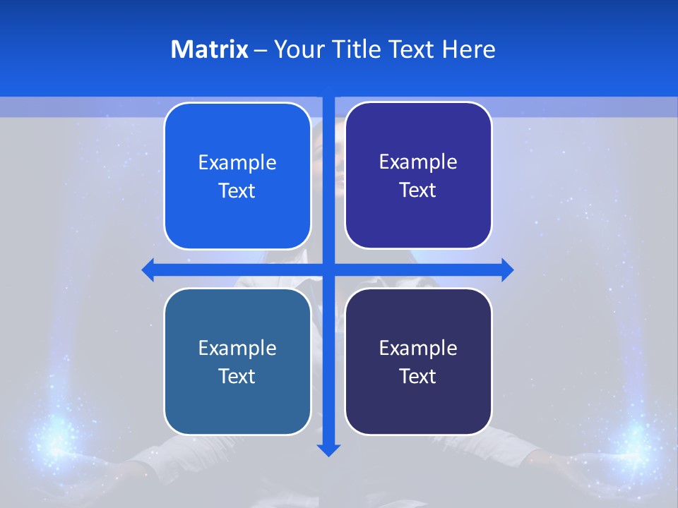 Felt Innovation Businesswoman PowerPoint Template