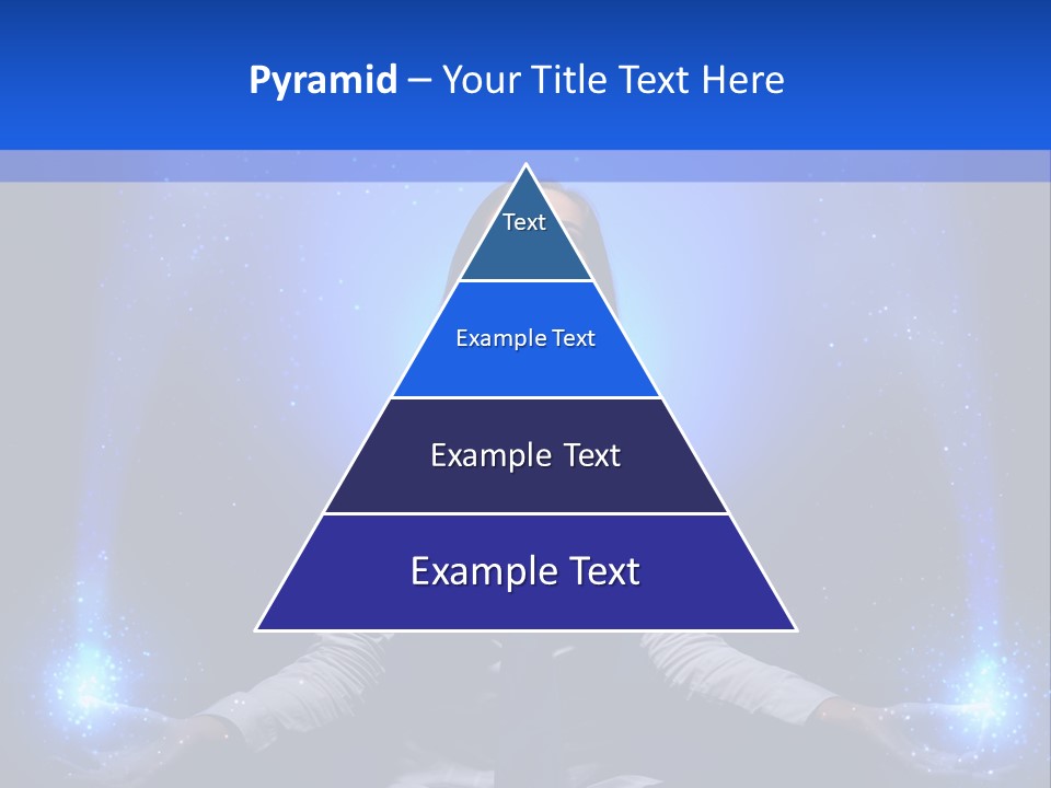 Felt Innovation Businesswoman PowerPoint Template