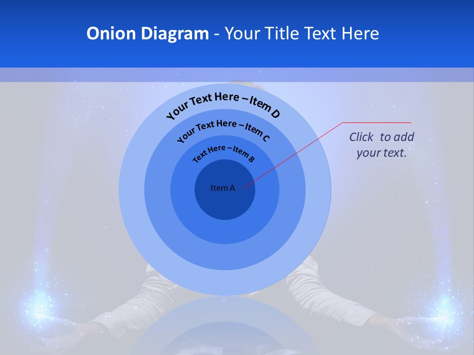 Felt Innovation Businesswoman PowerPoint Template