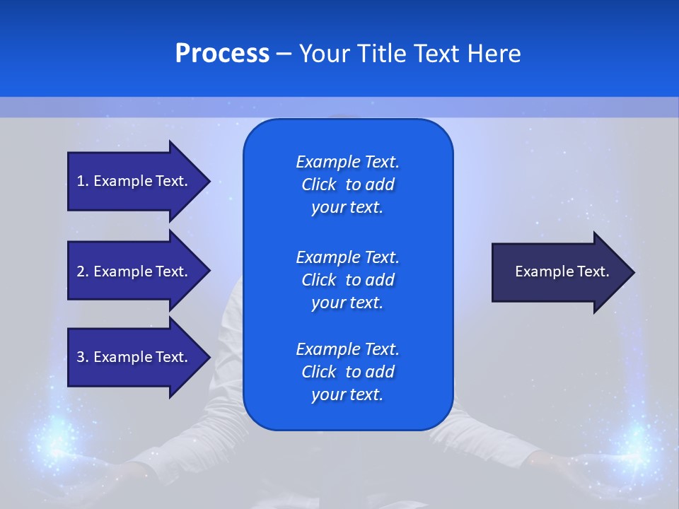 Felt Innovation Businesswoman PowerPoint Template