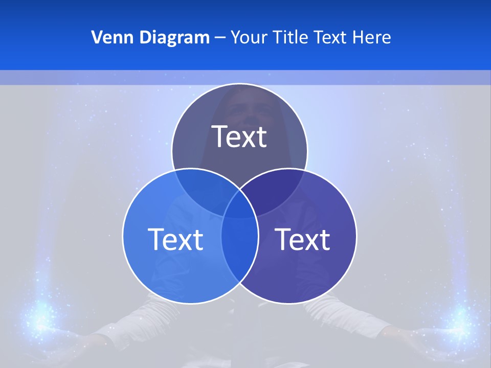 Felt Innovation Businesswoman PowerPoint Template