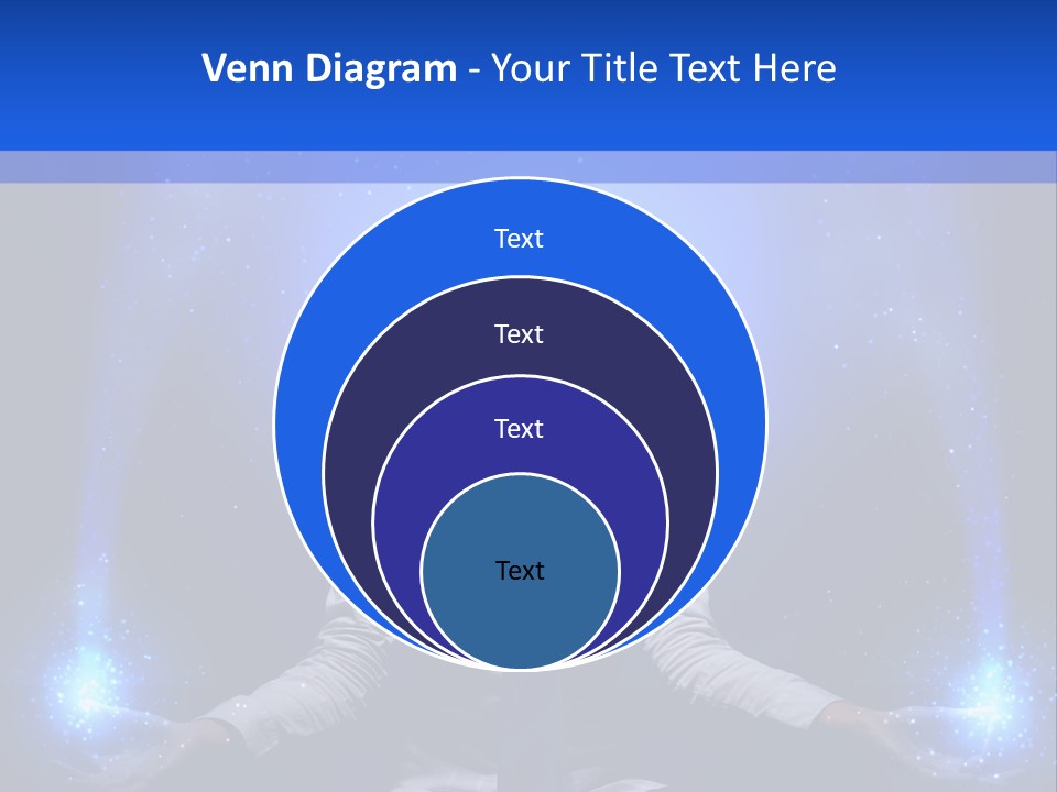 Felt Innovation Businesswoman PowerPoint Template