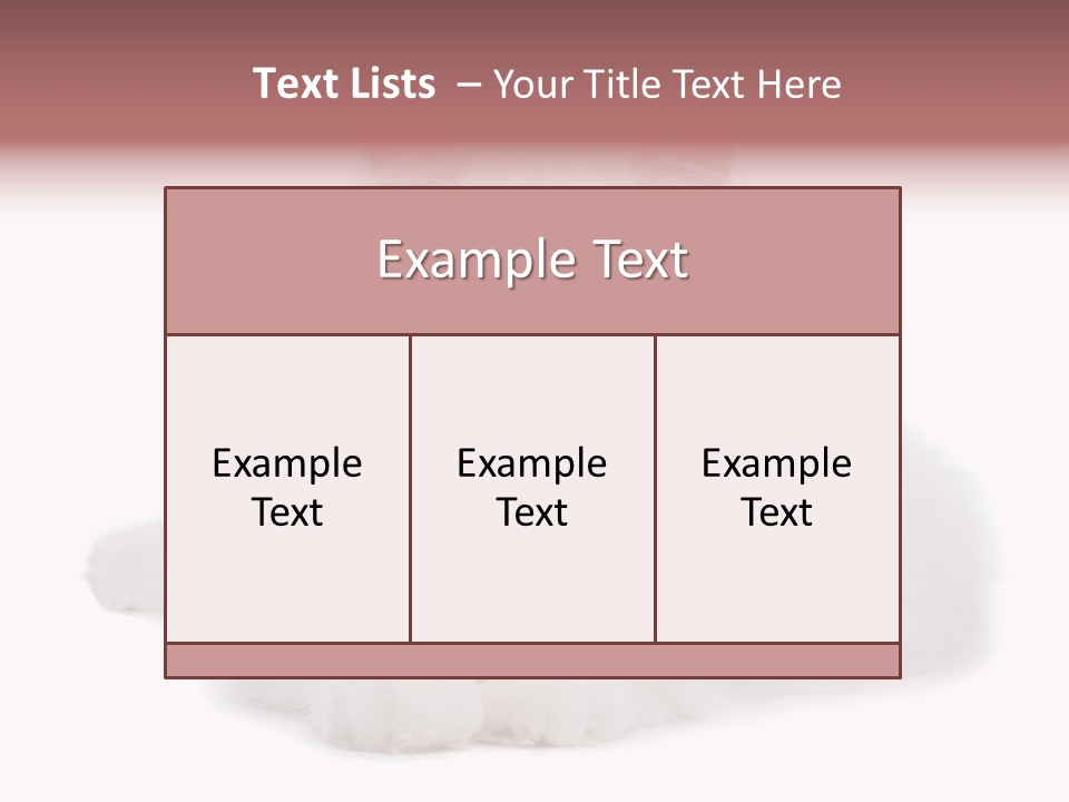 Two White Cats Naughty Background PowerPoint Template