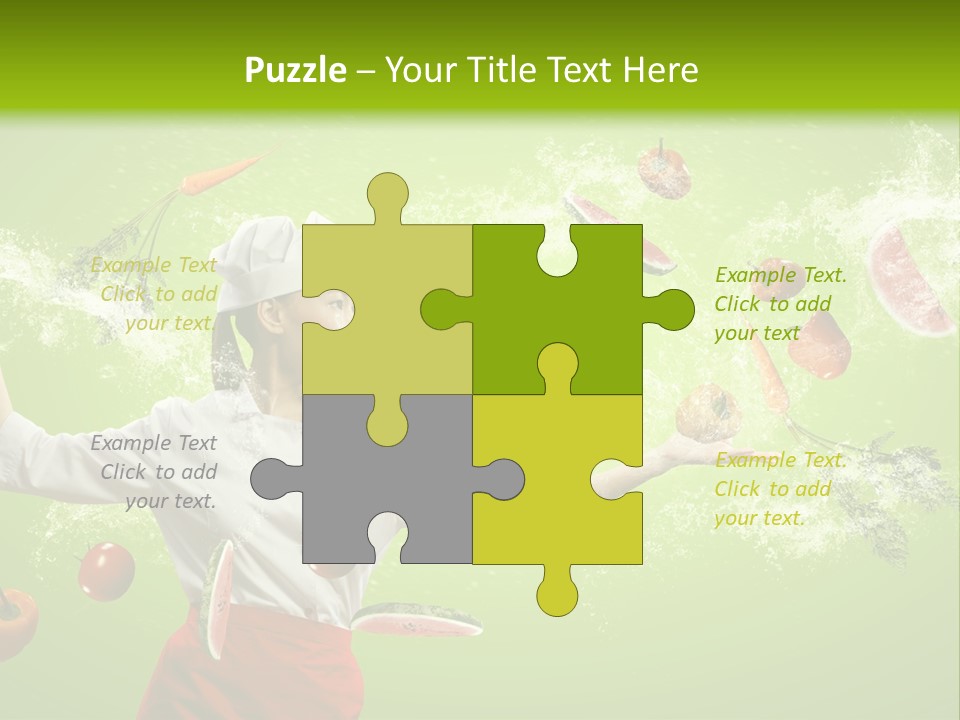 Fresh Juicy Kitchenware PowerPoint Template