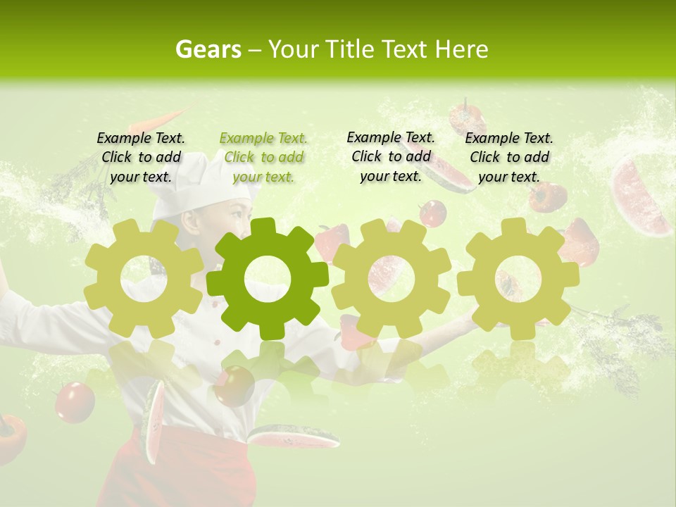 Fresh Juicy Kitchenware PowerPoint Template