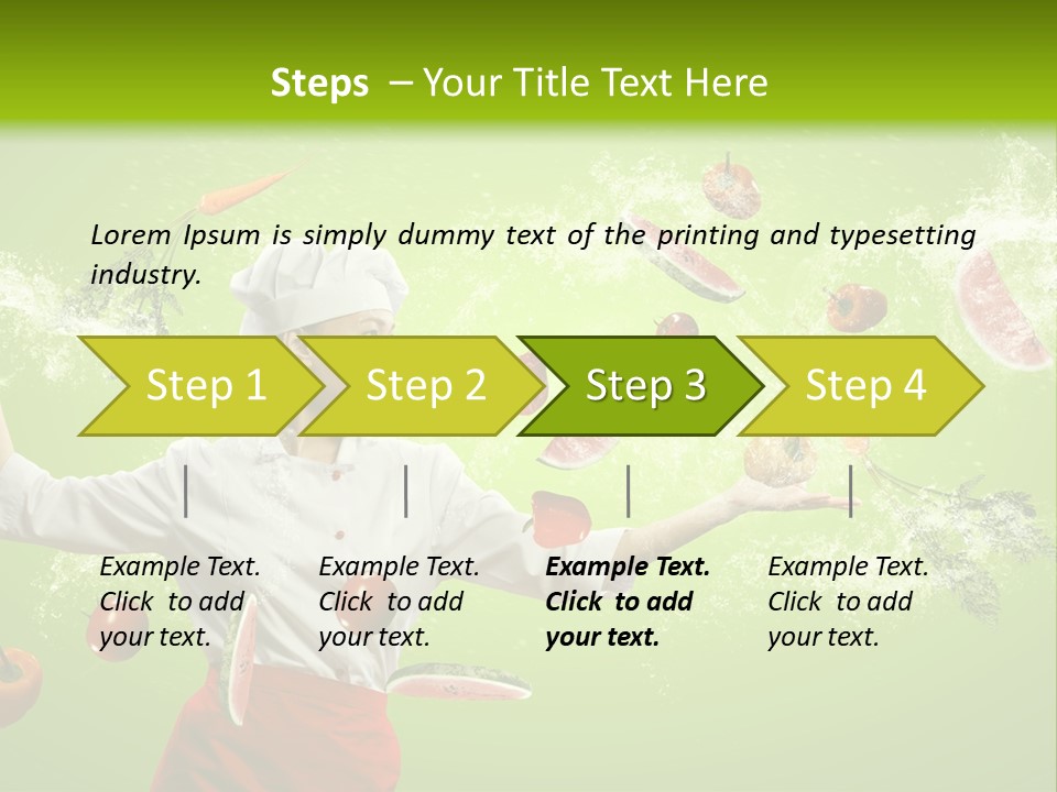 Fresh Juicy Kitchenware PowerPoint Template