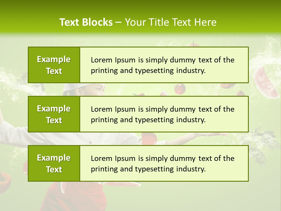 Fresh Juicy Kitchenware PowerPoint Template