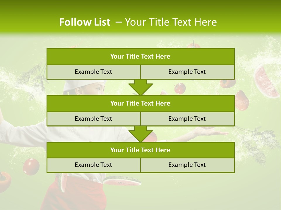 Fresh Juicy Kitchenware PowerPoint Template