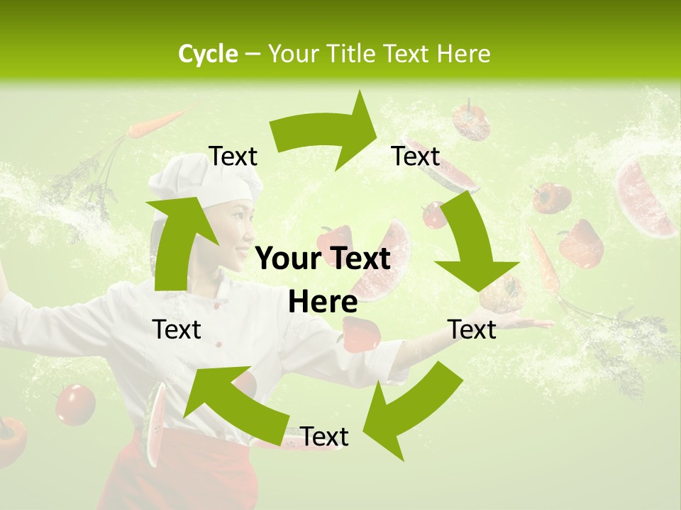 Fresh Juicy Kitchenware PowerPoint Template