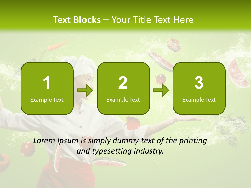 Fresh Juicy Kitchenware PowerPoint Template