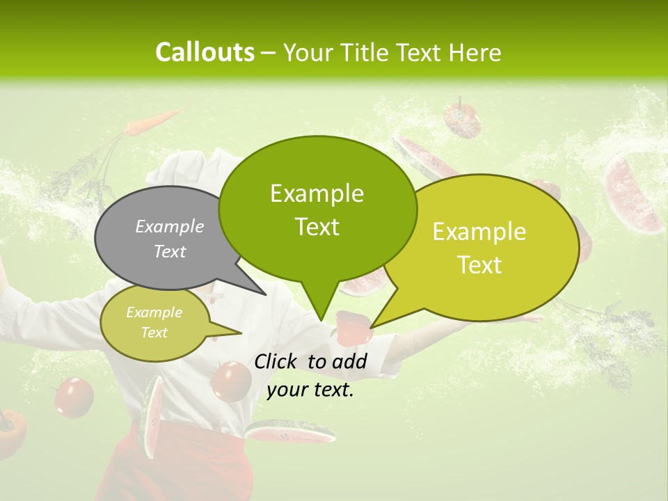 Fresh Juicy Kitchenware PowerPoint Template