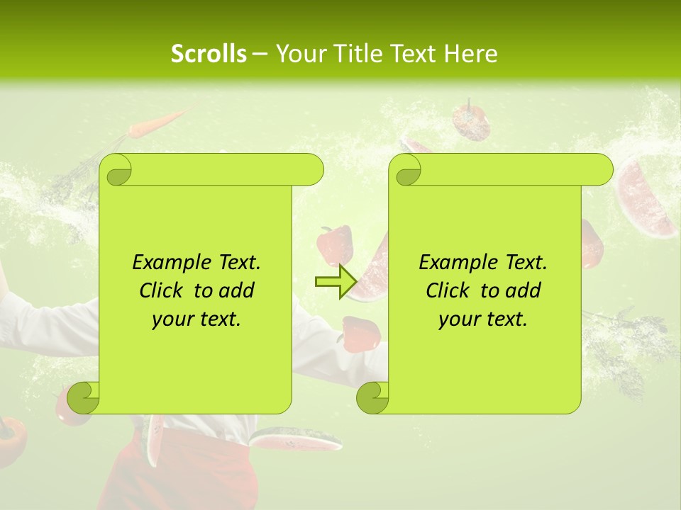 Fresh Juicy Kitchenware PowerPoint Template