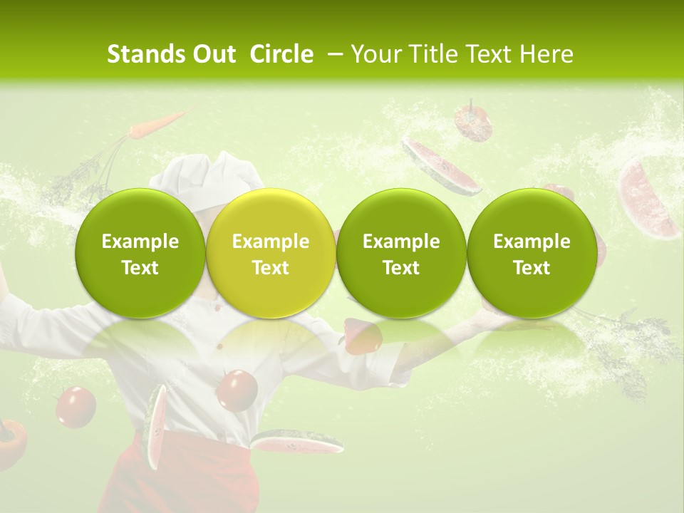 Fresh Juicy Kitchenware PowerPoint Template