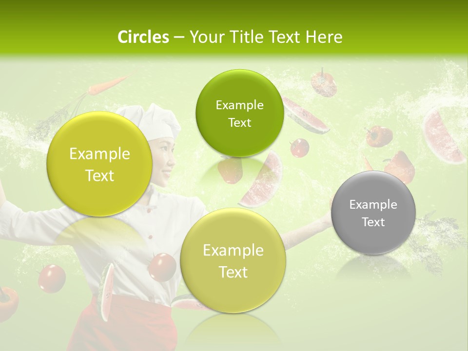 Fresh Juicy Kitchenware PowerPoint Template