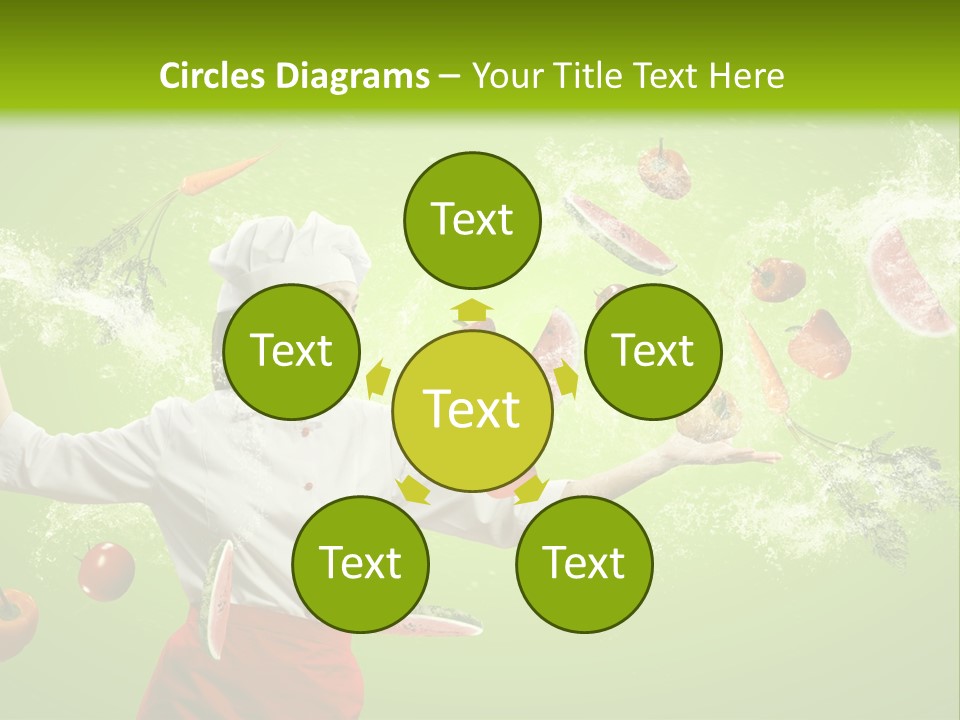 Fresh Juicy Kitchenware PowerPoint Template